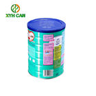 Milk Powder Tin Can Recyclable Milk Powder Round Tin Containers With Lids