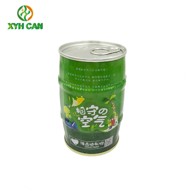 Tin Boxes for Alcohol Glossy Lamination PMS Printing 65mm Round Tin Cans
