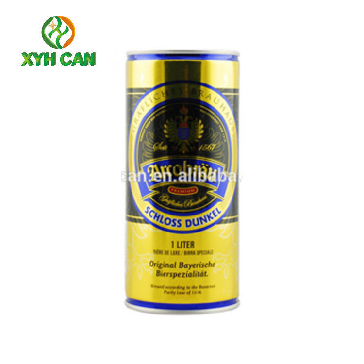Round Tin Cans for 1000ml Beer Tin Containers Empty Tins Water Bottles For Fresh Beer Packaging