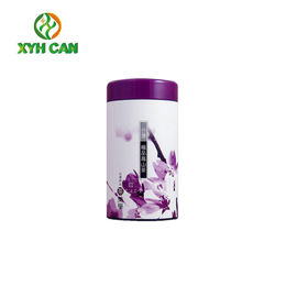 Tea Tin Can Designable European Style Round Tin Cans Boxes For Tea Packaging